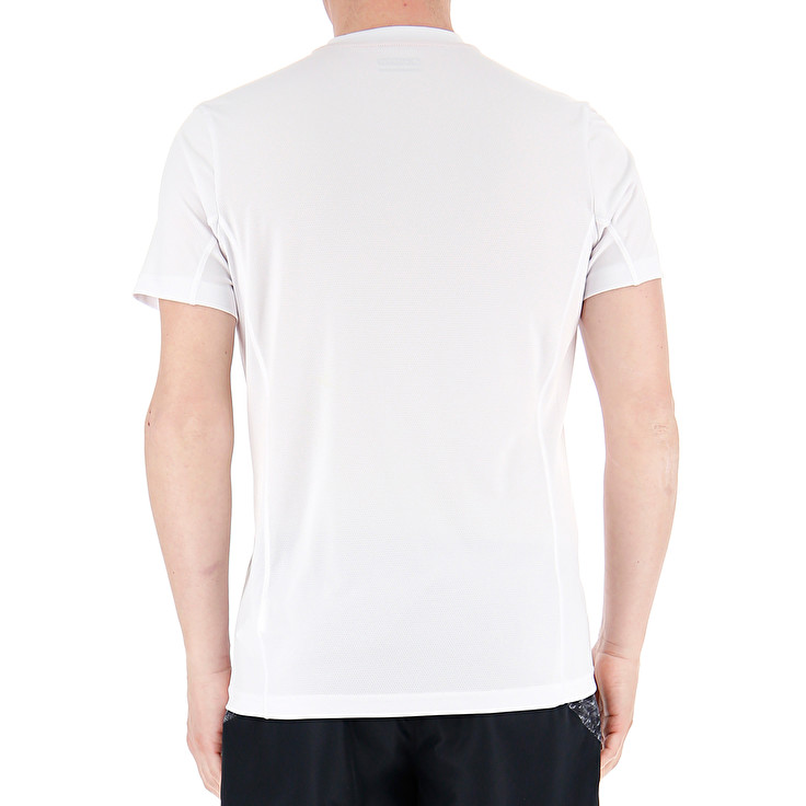 White / Black Lotto Space Ii Men's T Shirts | Lotto-33178