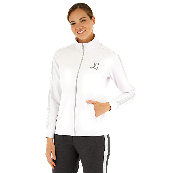 White / Black Lotto Suit Riviera W Ii Mel Stc Women's Tracksuits | Lotto-80175