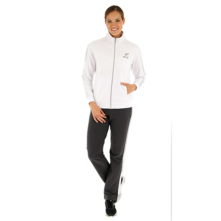 White / Black Lotto Suit Riviera W Ii Mel Stc Women\'s Tracksuits | Lotto-80175