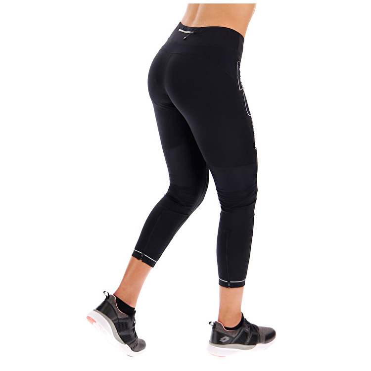 White / Black Lotto Xride Iiis W Women's Leggings | Lotto-53758