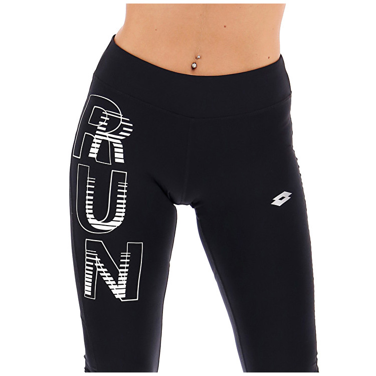 White / Black Lotto Xride Iiis W Women's Leggings | Lotto-53758