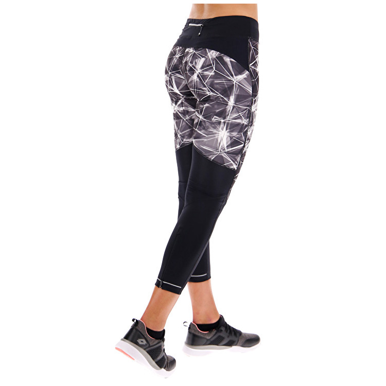 White / Black Lotto Xride Iiis W Women's Leggings | Lotto-85319