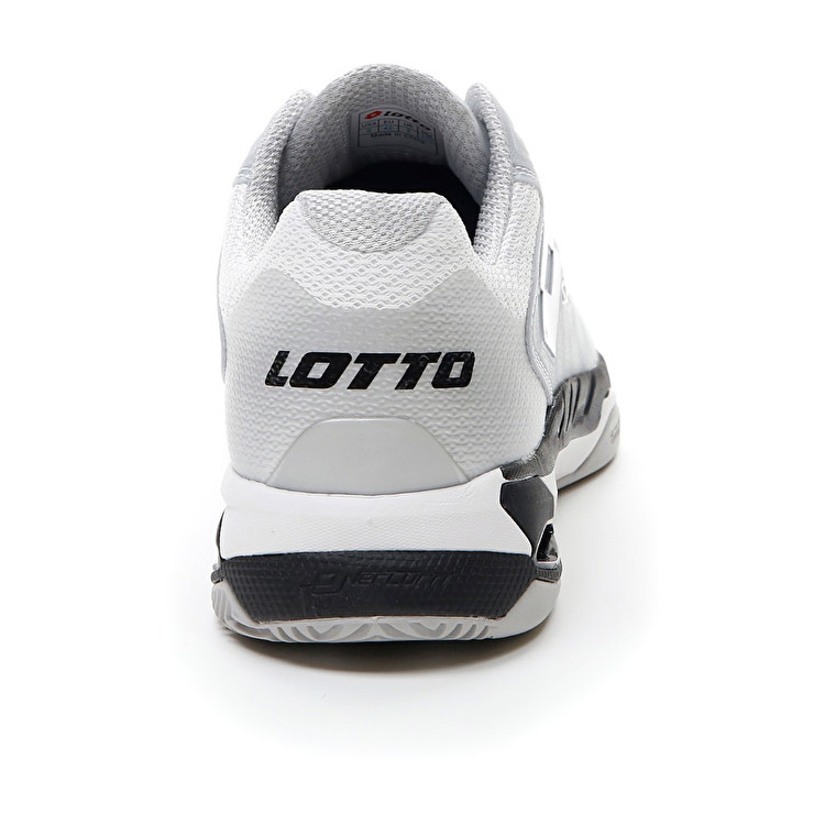 White / Black / Silver Lotto Mirage 100 Cly Men's Tennis Shoes | Lotto-34189