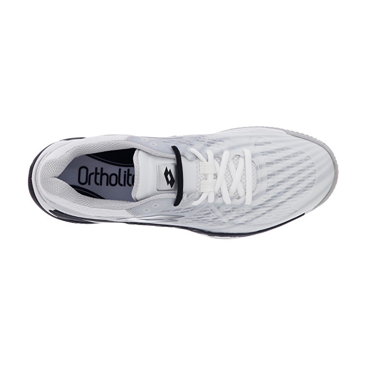 White / Black / Silver Lotto Mirage 100 Cly Men's Tennis Shoes | Lotto-34189