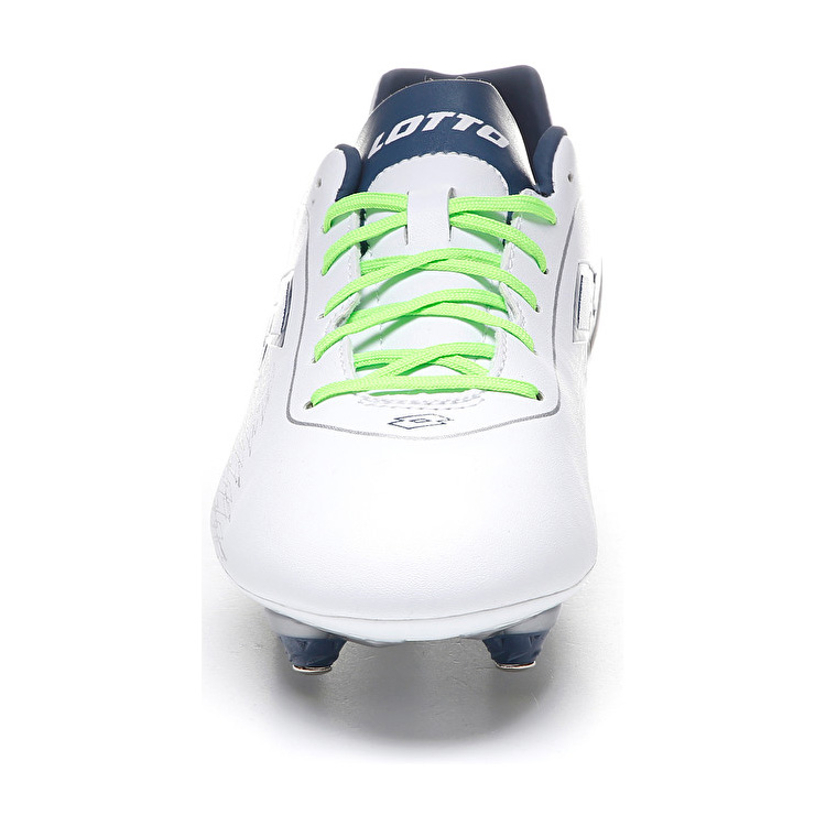 White / Blue / Green Lotto Solista 700 Sg6 Men's Soccer Shoes | Lotto-66313