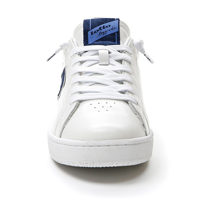 White / Blue Lotto Autograph Block Men's Sneakers | Lotto-64563