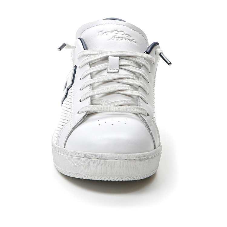 White / Blue Lotto Autograph Micro Men's Sneakers | Lotto-43917