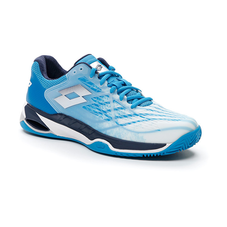 White / Blue Lotto Mirage 100 Cly Men's Tennis Shoes | Lotto-33606