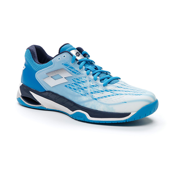 White / Blue Lotto Mirage 100 Spd Men's Tennis Shoes | Lotto-56354