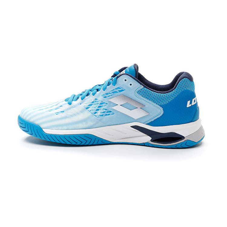 White / Blue Lotto Mirage 100 Spd Men's Tennis Shoes | Lotto-56354