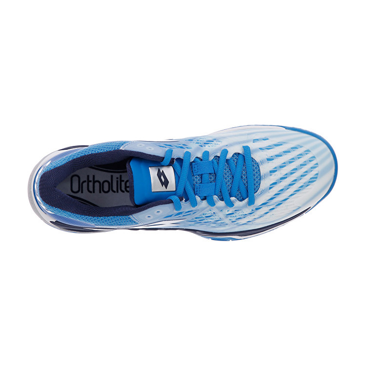 White / Blue Lotto Mirage 100 Spd Men's Tennis Shoes | Lotto-56354