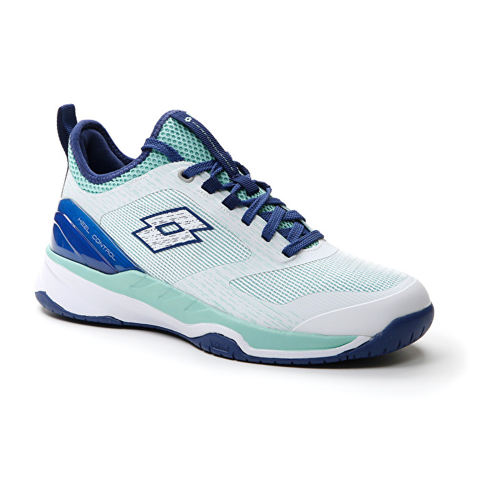 White / Blue Lotto Mirage 200 Spd W Women's Tennis Shoes | Lotto-12353