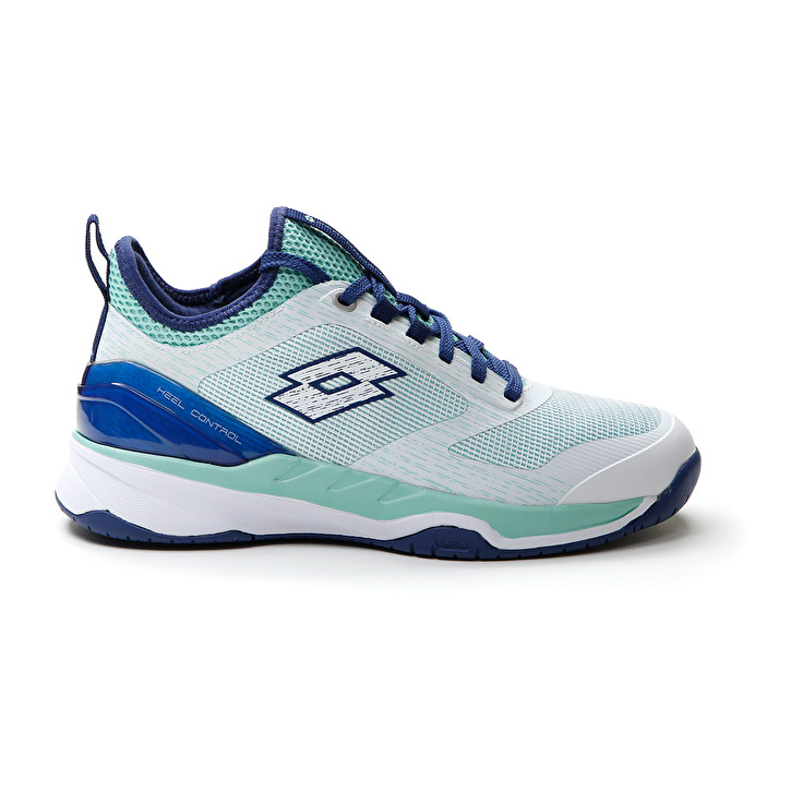 White / Blue Lotto Mirage 200 Spd W Women\'s Tennis Shoes | Lotto-12353