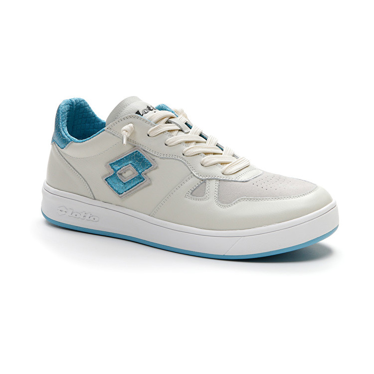 White / Blue Lotto Signature Metal Crack Men's Autograph | Lotto-87610