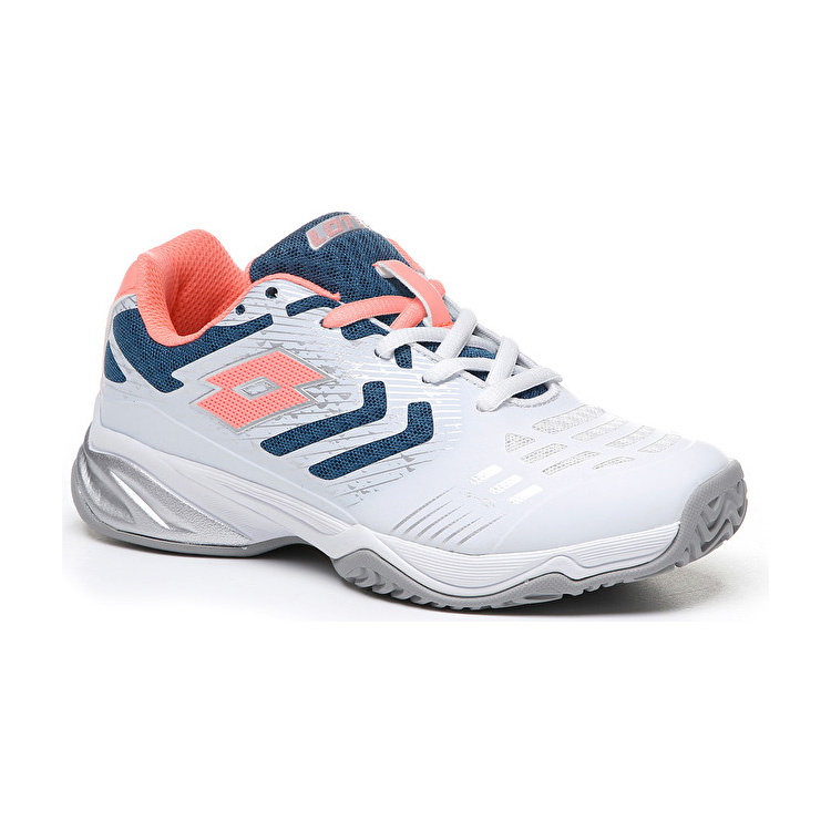 White / Blue Lotto Stratosphere Vi Jr L Kids' Tennis Shoes | Lotto-44367