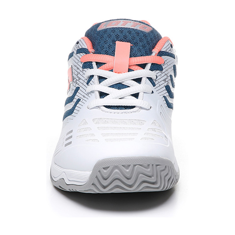 White / Blue Lotto Stratosphere Vi Jr L Kids' Tennis Shoes | Lotto-44367