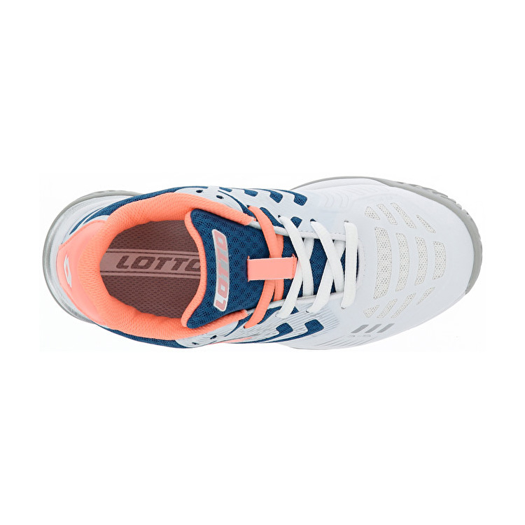 White / Blue Lotto Stratosphere Vi Jr L Kids' Tennis Shoes | Lotto-44367