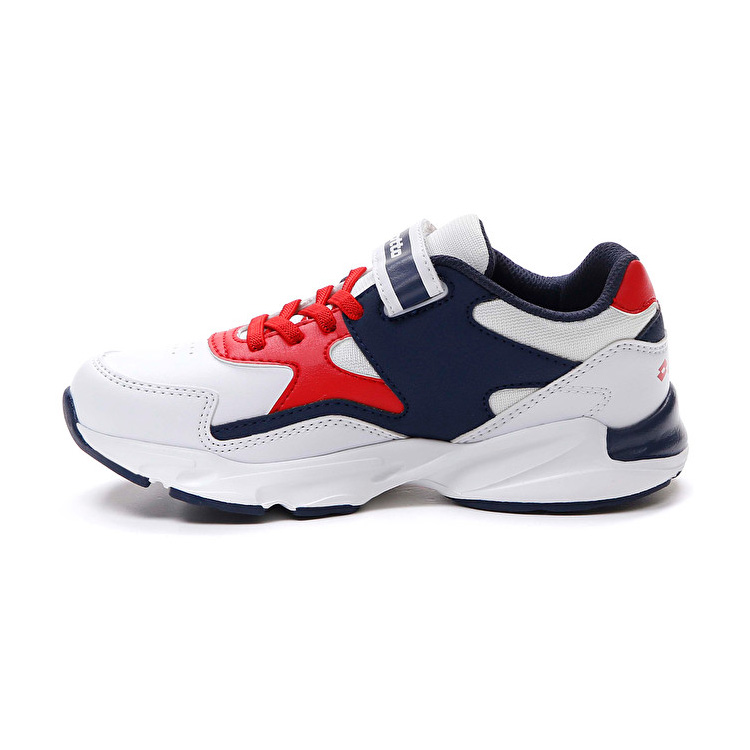 White / Blue / Red Lotto Rio Amf Cl Sl Kids' Sneakers | Lotto-29698