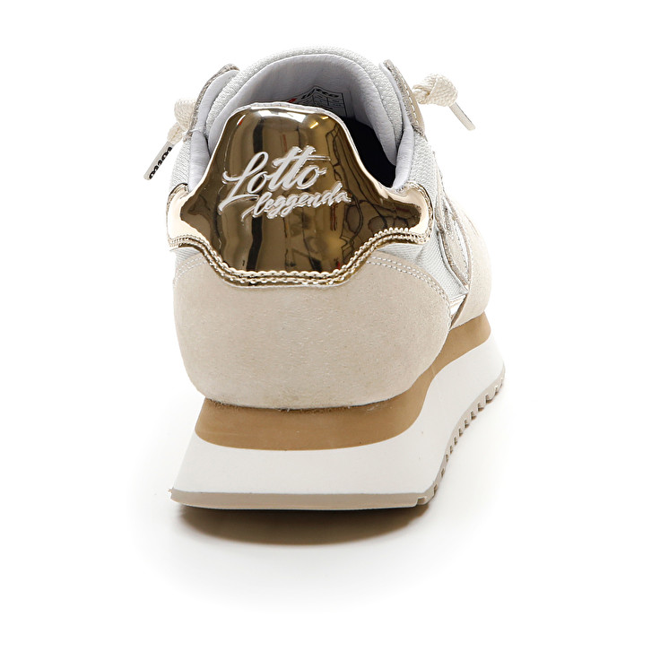 White / Brown Lotto Wedge W Women's Autograph | Lotto-29550