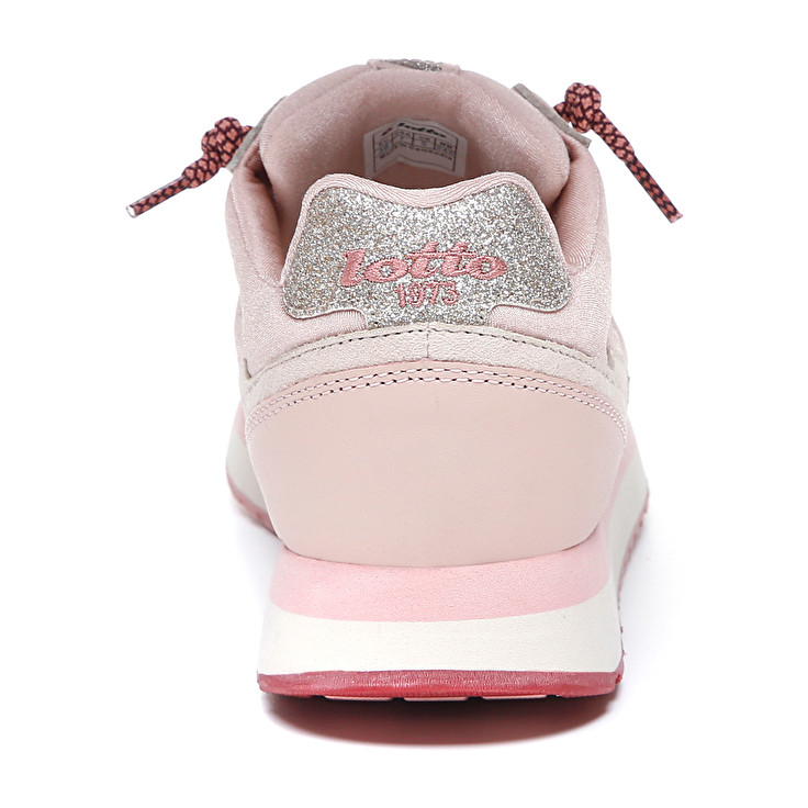 White / Brown / Pink Lotto Tokyo Wedge Tech W Women's Sneakers | Lotto-31708