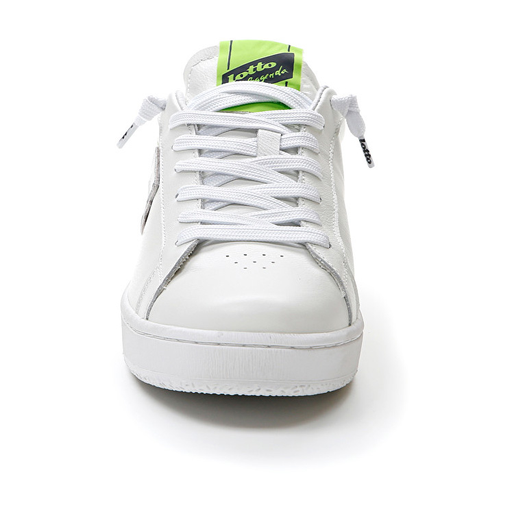 White / Green / Blue Lotto Autograph Block Men's Sneakers | Lotto-27179