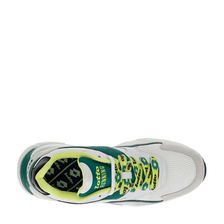 White / Green Lotto Athletica Sirius Men's Sneakers | Lotto-84608