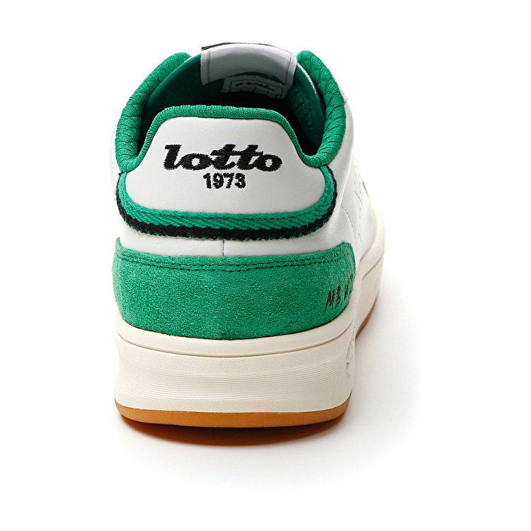 White / Green Lotto Signature Limited Edition Men's Sneakers | Lotto-86368