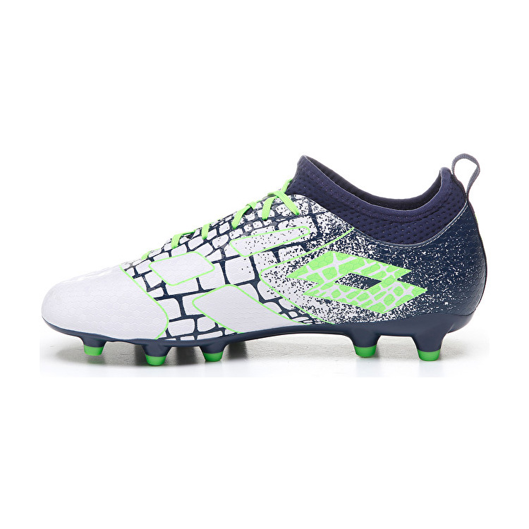 White / Green / Navy Lotto Maestro 700 Ii Fg Men's Soccer Shoes | Lotto-36295