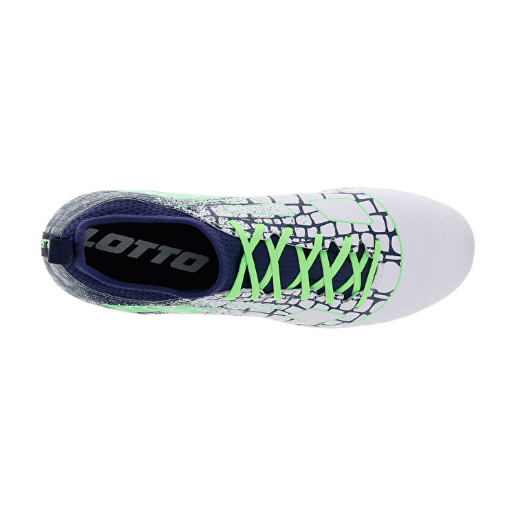 White / Green / Navy Lotto Maestro 700 Ii Fg Men's Soccer Shoes | Lotto-36295