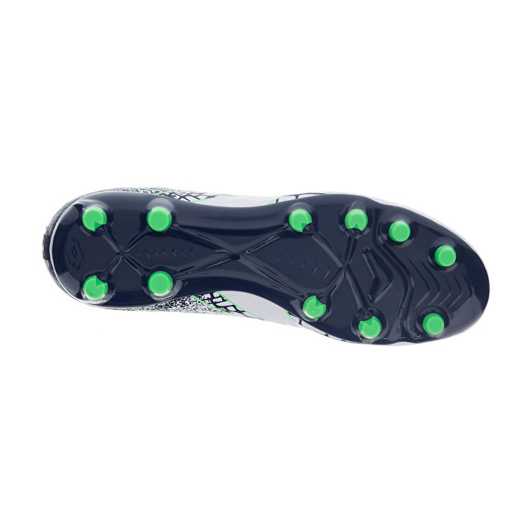 White / Green / Navy Lotto Maestro 700 Ii Fg Men's Soccer Shoes | Lotto-36295