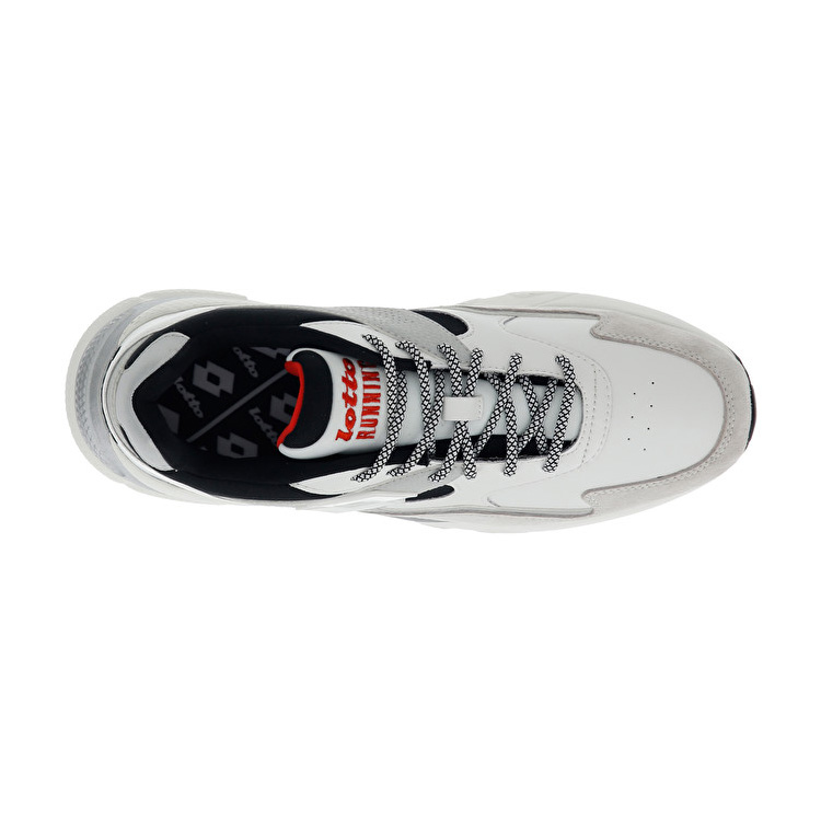 White / Grey / Black Lotto Sirius Lth Men's Sneakers | Lotto-59454