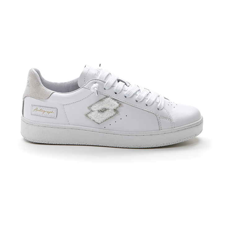 White / Grey Lotto Autograph W Women\'s Sneakers | Lotto-37611