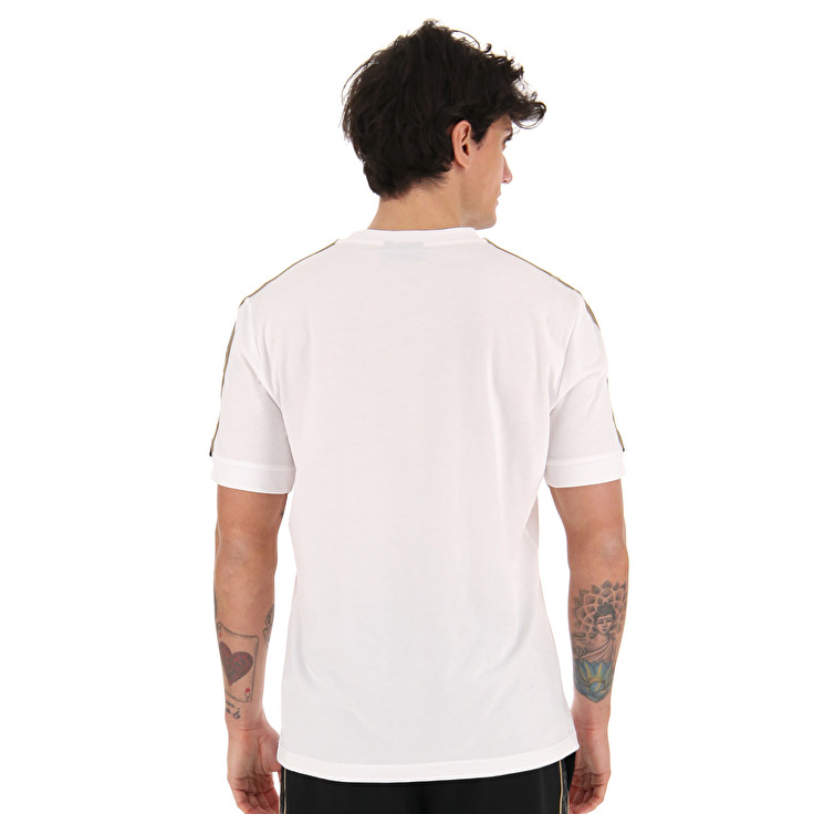 White Lotto Athletica Classic Iv Js Men's T Shirts | Lotto-24048