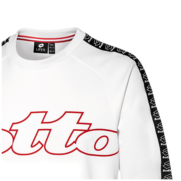 White Lotto Athletica Ii Sweat Men's Sweatshirt | Lotto-94932