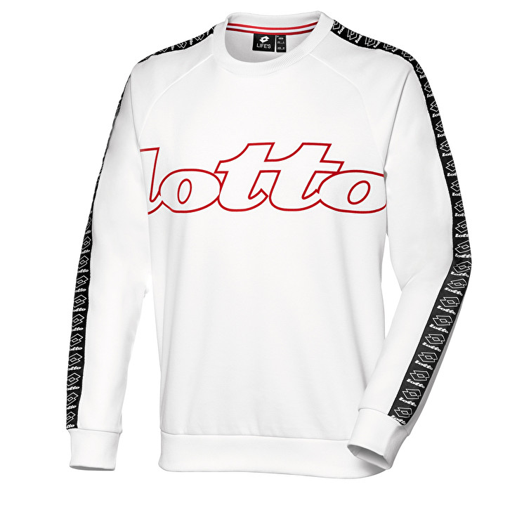 White Lotto Athletica Ii Sweat Men\'s Tracksuits | Lotto-92894