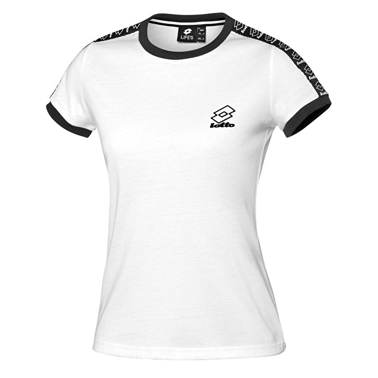 White Lotto Athletica Ii W Women\'s T Shirts | Lotto-57145