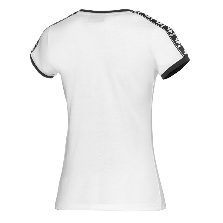 White Lotto Athletica Js W Women's T Shirts | Lotto-79046