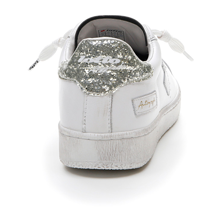 White Lotto Autograph Glitter W Women's Sneakers | Lotto-13268