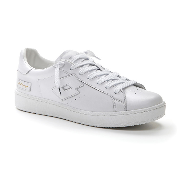 White Lotto Autograph Men's Sneakers | Lotto-24501