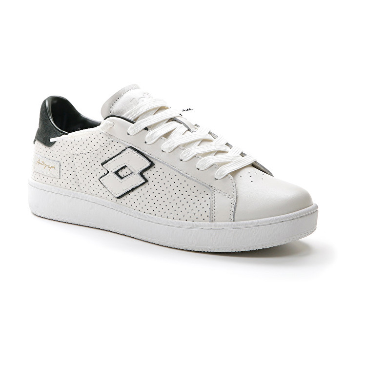 White Lotto Autograph Micro Sd Men's Sneakers | Lotto-37218