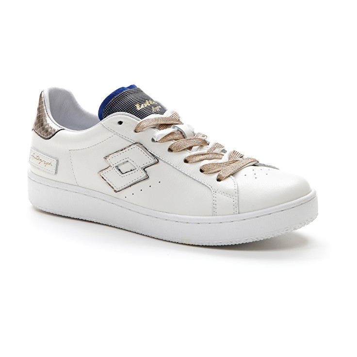 White Lotto Autograph Python W Women's Sneakers | Lotto-92650