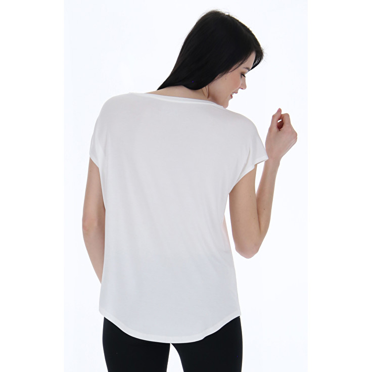 White Lotto Dinamico W Iv Vi Women's T Shirts | Lotto-12068