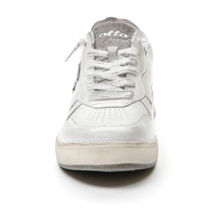 White Lotto Signature Crack Men's Sneakers | Lotto-40555