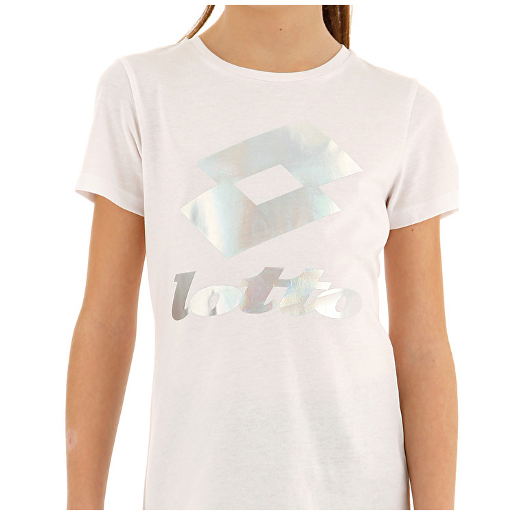 White Lotto Smart G Js Kids' T Shirts | Lotto-26517