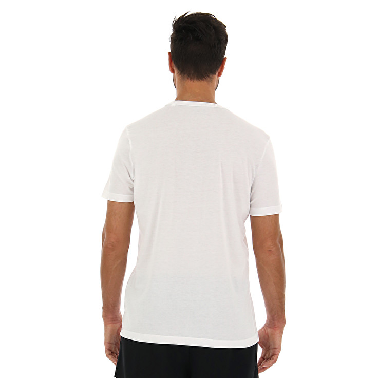 White Lotto Smart Ii Js Men's T Shirts | Lotto-39421