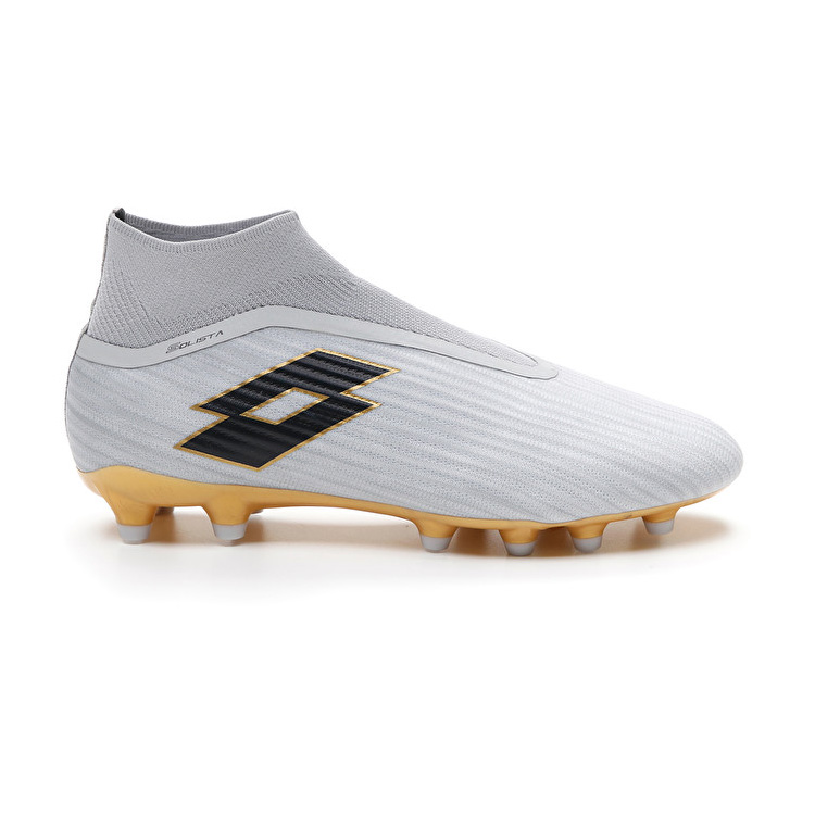 White Lotto Solista 300 Gravity Fg Men\'s Soccer Shoes | Lotto-73259