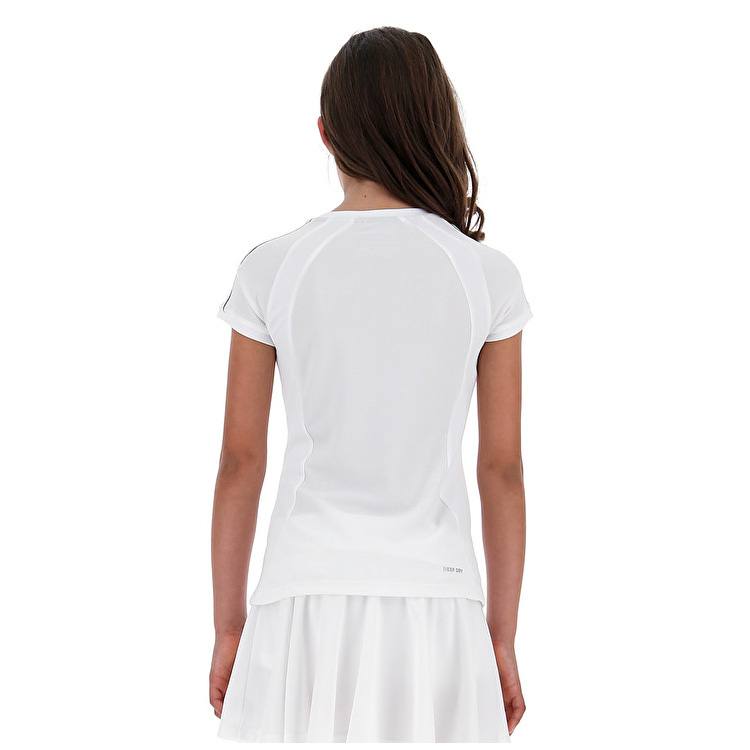 White Lotto Squadra G Kids' T Shirts | Lotto-56095