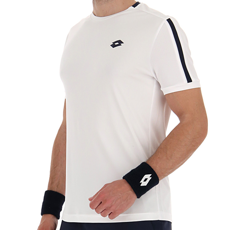 White Lotto Squadra Ii Pl Men's T Shirts | Lotto-60946