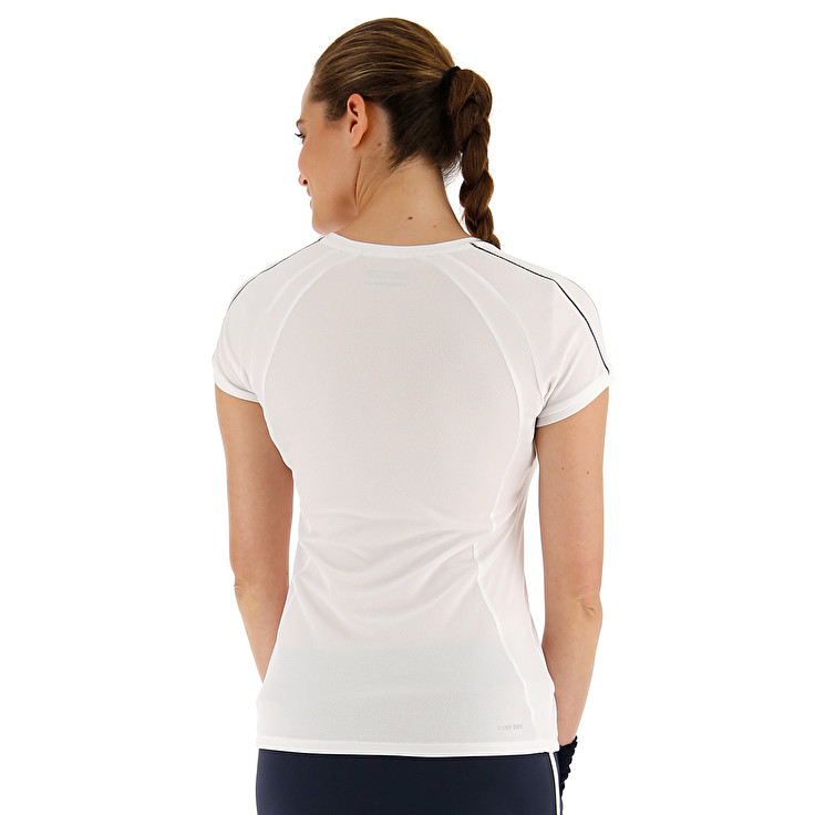 White Lotto Squadra W Women's T Shirts | Lotto-74712