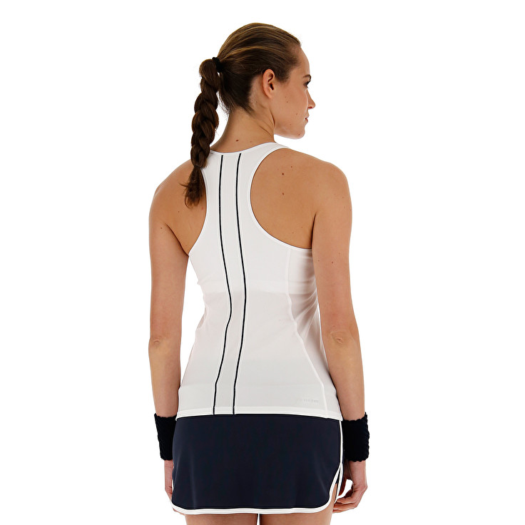 White Lotto Squadra W Women's Tanks | Lotto-90488